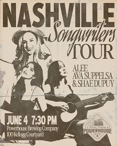 National Songwriters Tour June 4, 2022 - 7:30pm